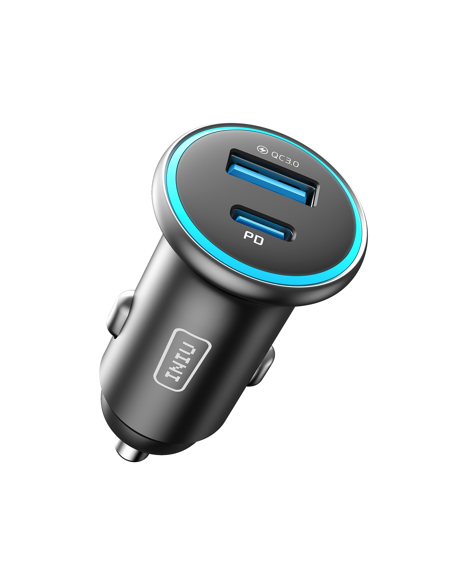 iniu-i712-66w-dual-port-fast-car-charger-usb-c-pd-3-0-usb-a-qc-3-0 image 2