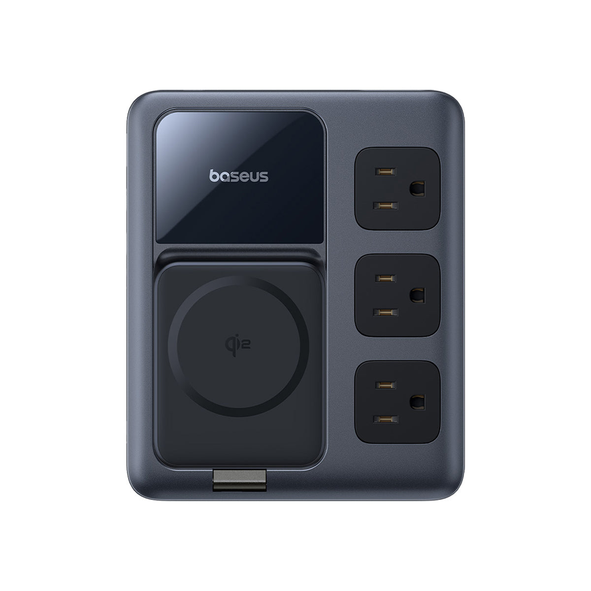 baseus-nomos-8-in-1-charging-station-qi2-67w-wired-and-wireless-desktop-charger- image 3