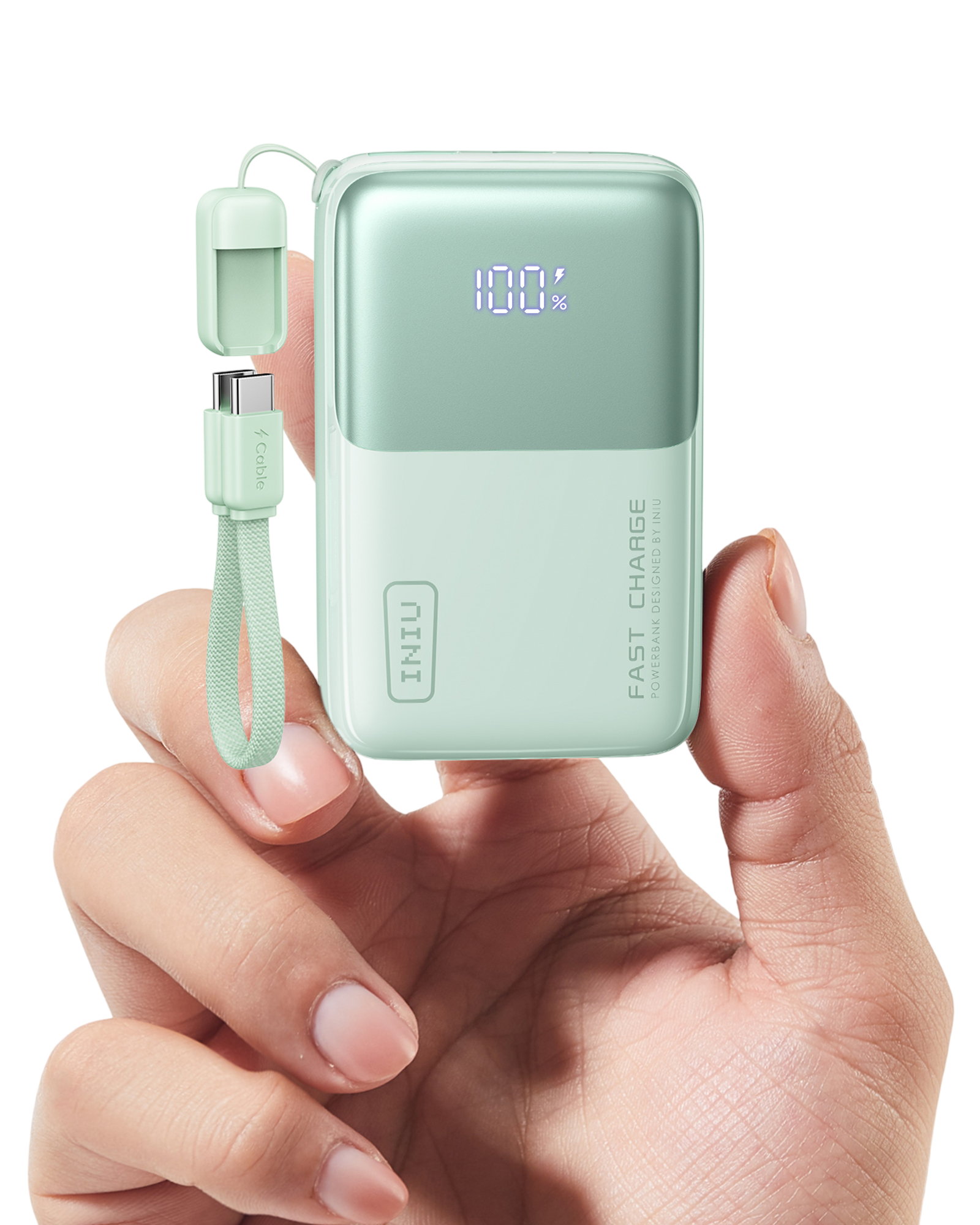 iniu-pocket-rocket-p50-power-bank-45w-10000mah-mini-fast-charger-160g-ultra-ligh image 2