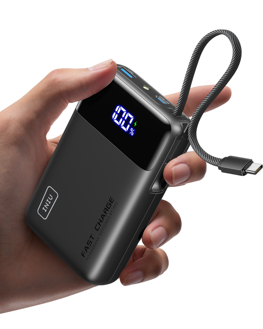 iniu-carry-p51l-45w-usb-c-portable-power-bank-20000mah-with-built-in-cable-small image 1