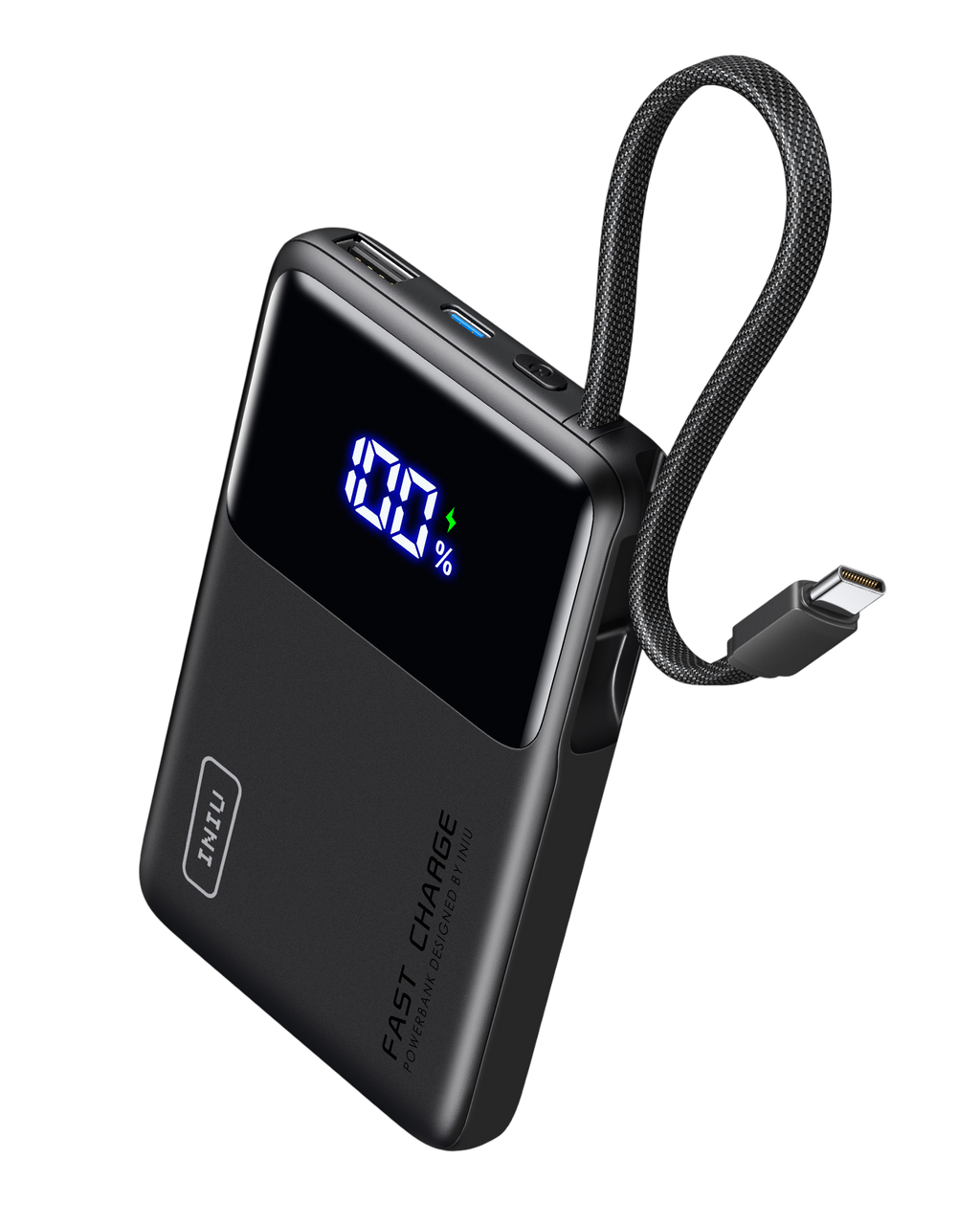 iniu-carry-p55l-power-bank-45w-10000mah-with-built-in-usb-c-cable image 1