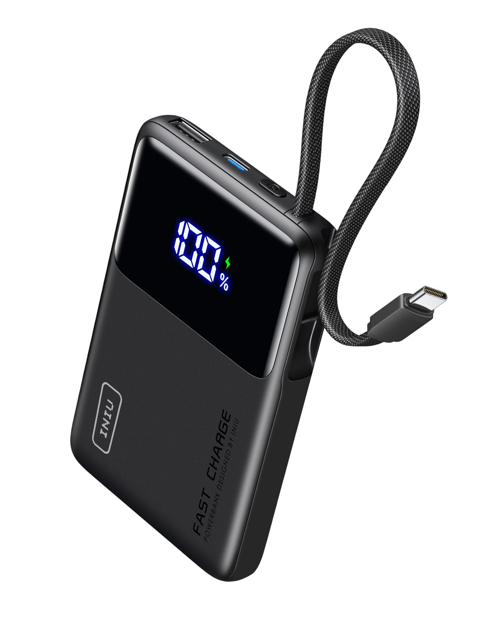 iniu-carry-p55l-power-bank-45w-10000mah-with-built-in-usb-c-cable image 2