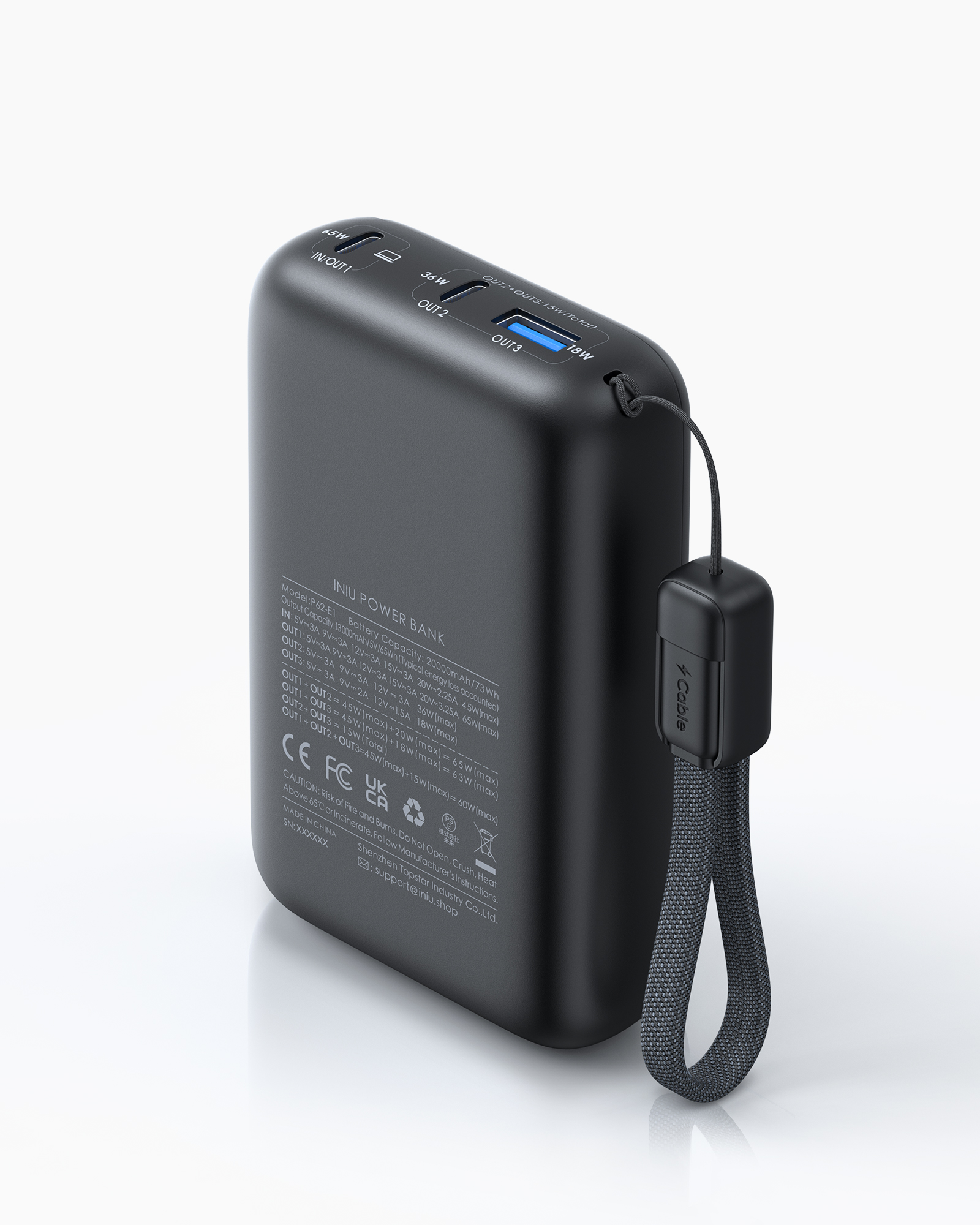 iniu-cougar-p62-power-bank-65w-20000mah-smallest-high-density-tinycell-fast-char image 4
