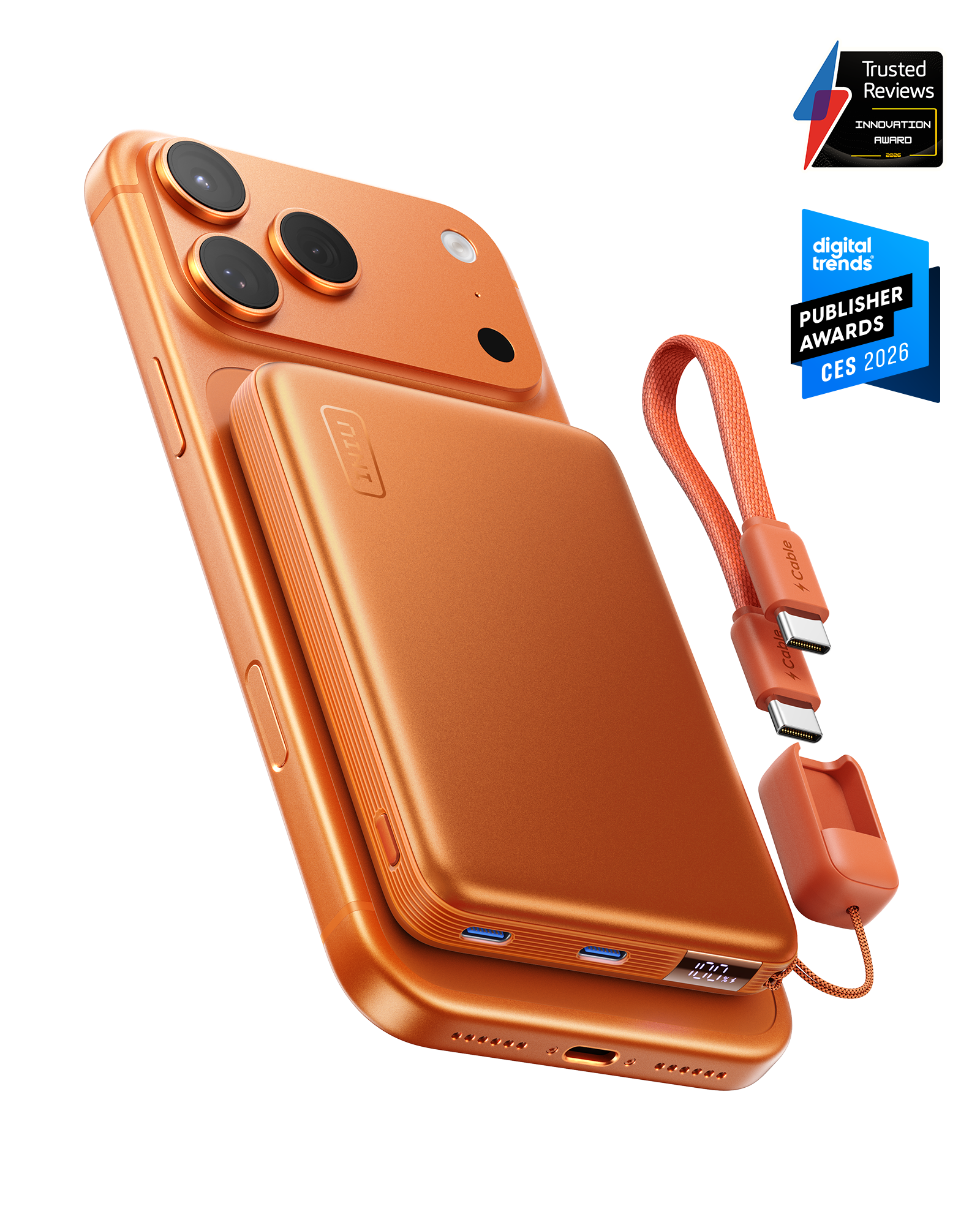 iniu-snapgo-air-10000mah-qi2-2-25w-magnetic-wireless-power-bank-with-45w-usb-c-g image 8
