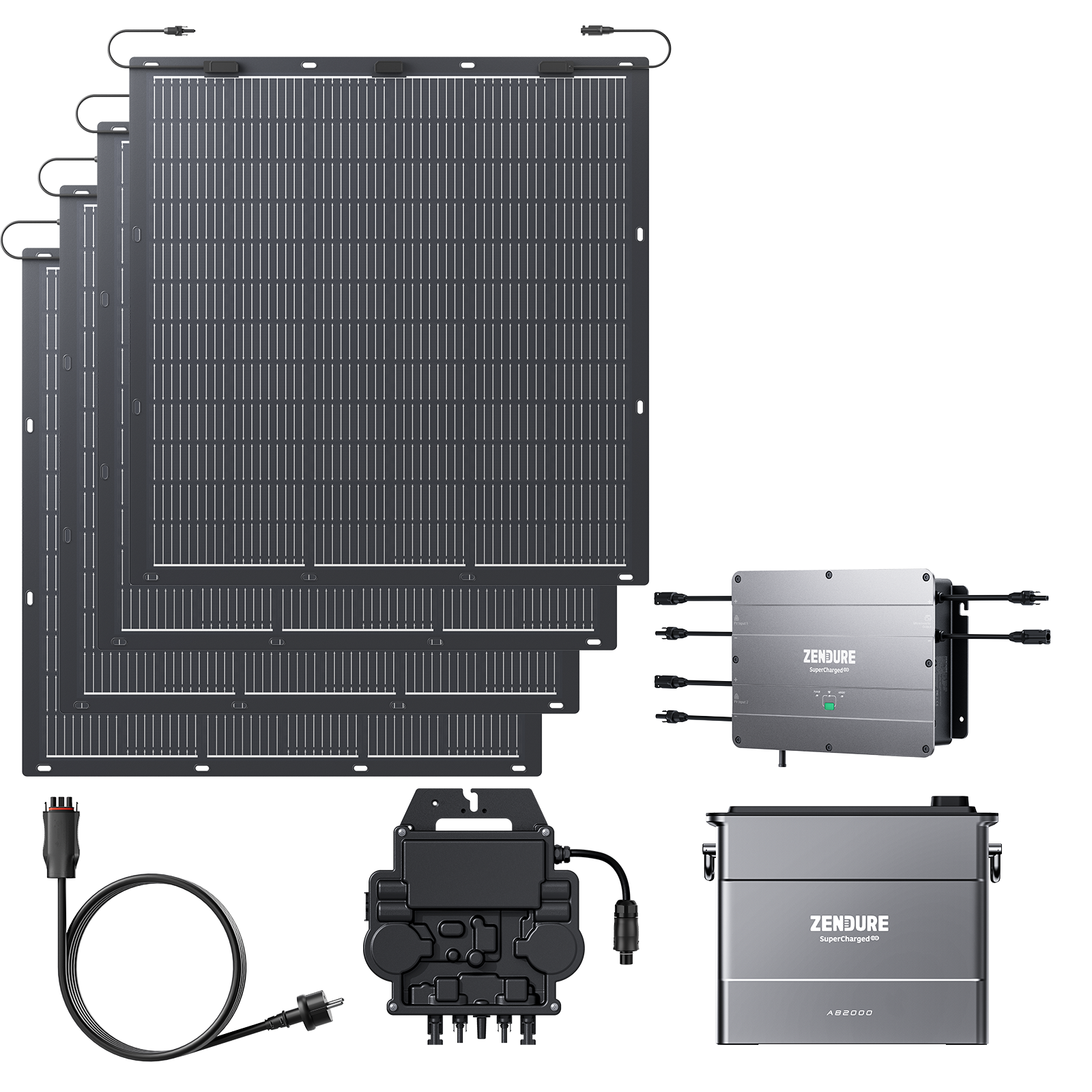 zendure-solarflow-balcony-power-plant-set-hub-1200-balcony-solar-energy-storage- image 5
