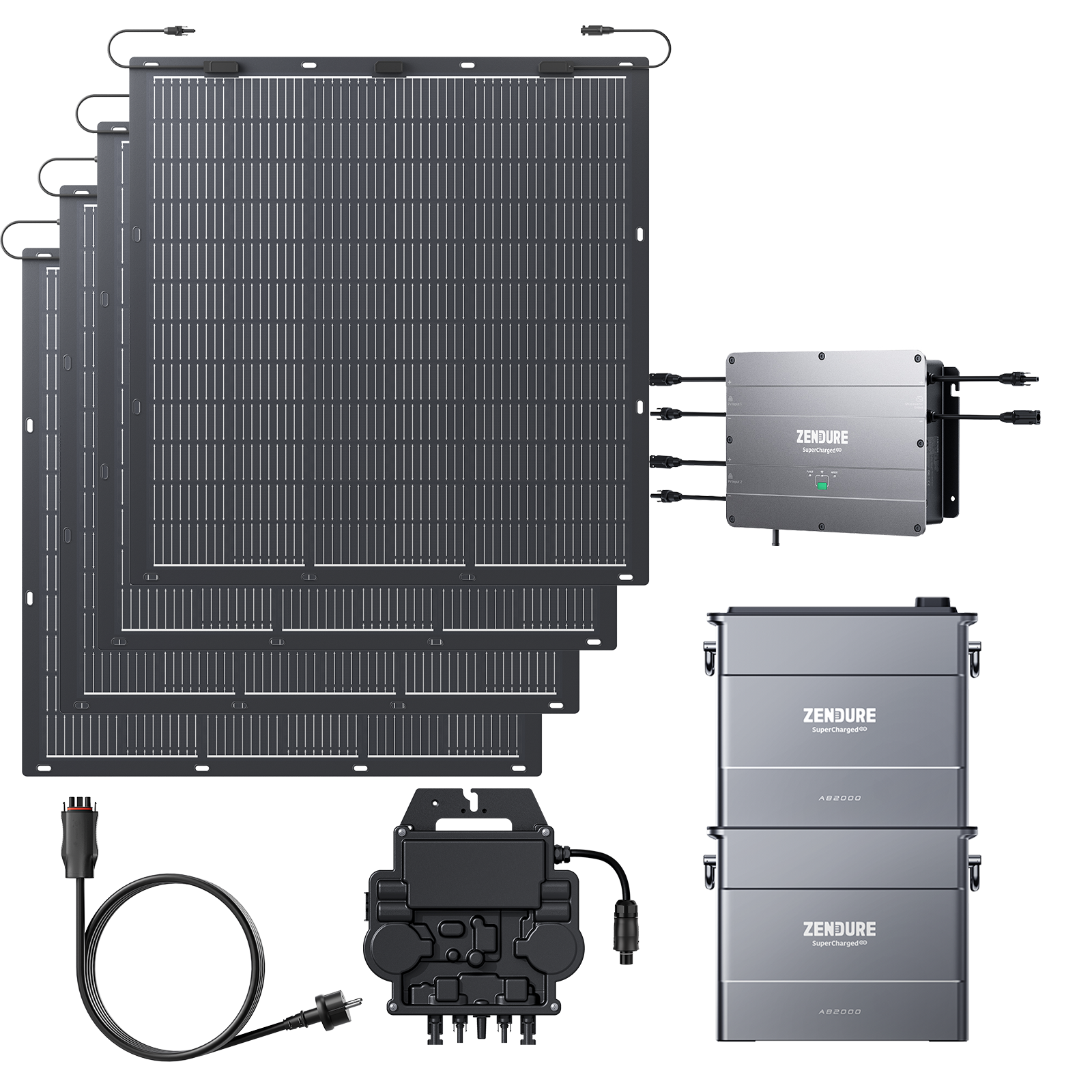zendure-solarflow-balcony-power-plant-set-hub-1200-balcony-solar-energy-storage- image 6