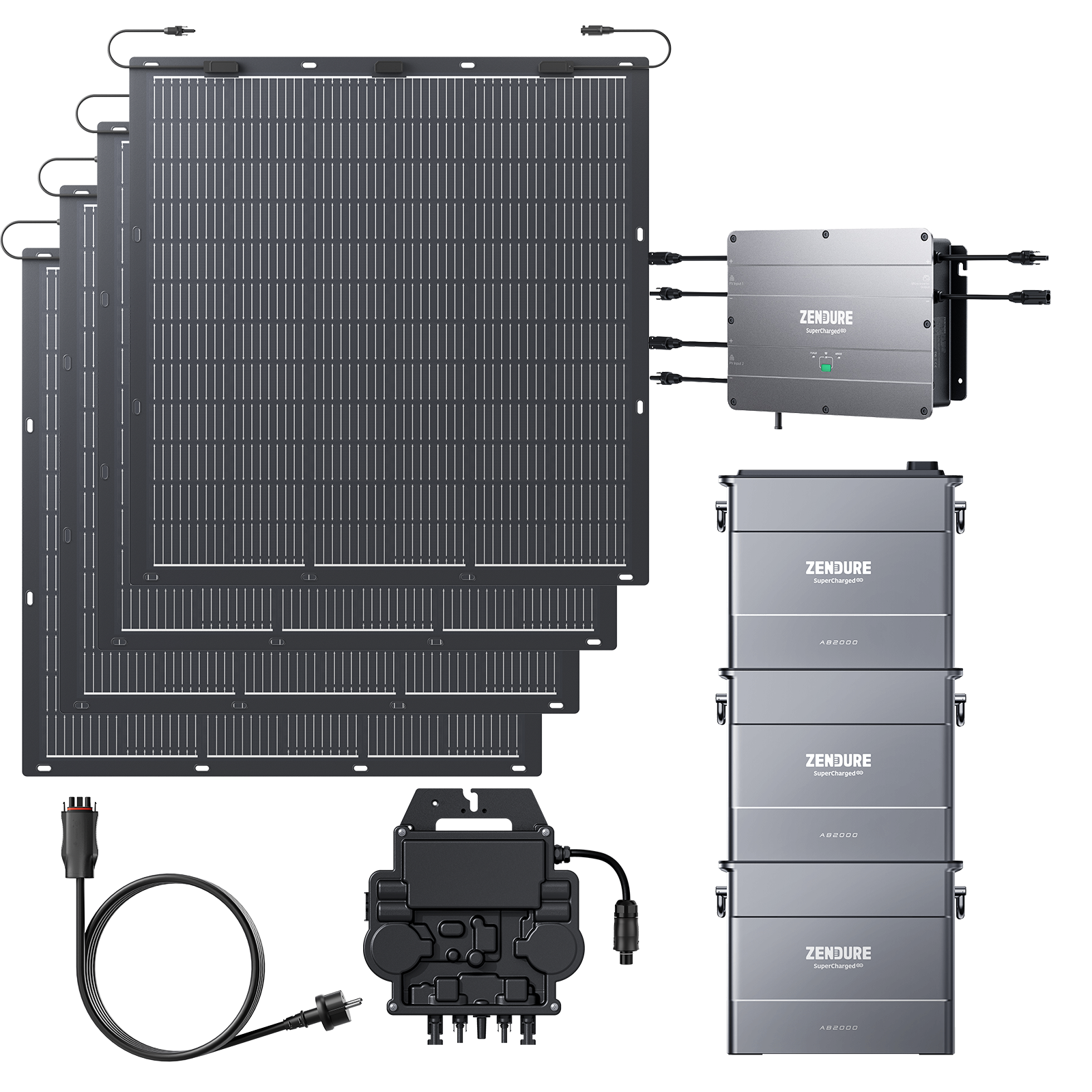 zendure-solarflow-balcony-power-plant-set-hub-1200-balcony-solar-energy-storage- image 7