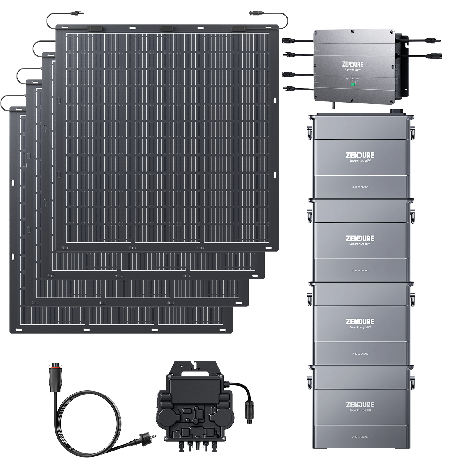 zendure-solarflow-balcony-power-plant-set-hub-1200-balcony-solar-energy-storage- image 8