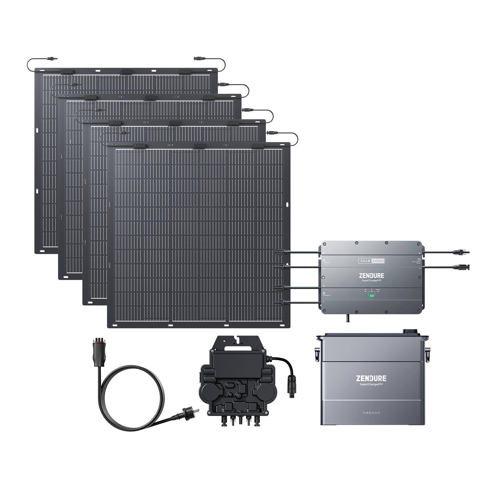 zendure-solarflow-hub-2000-balcony-power-plant-starter-kit-with-battery-and-pv-o image 6