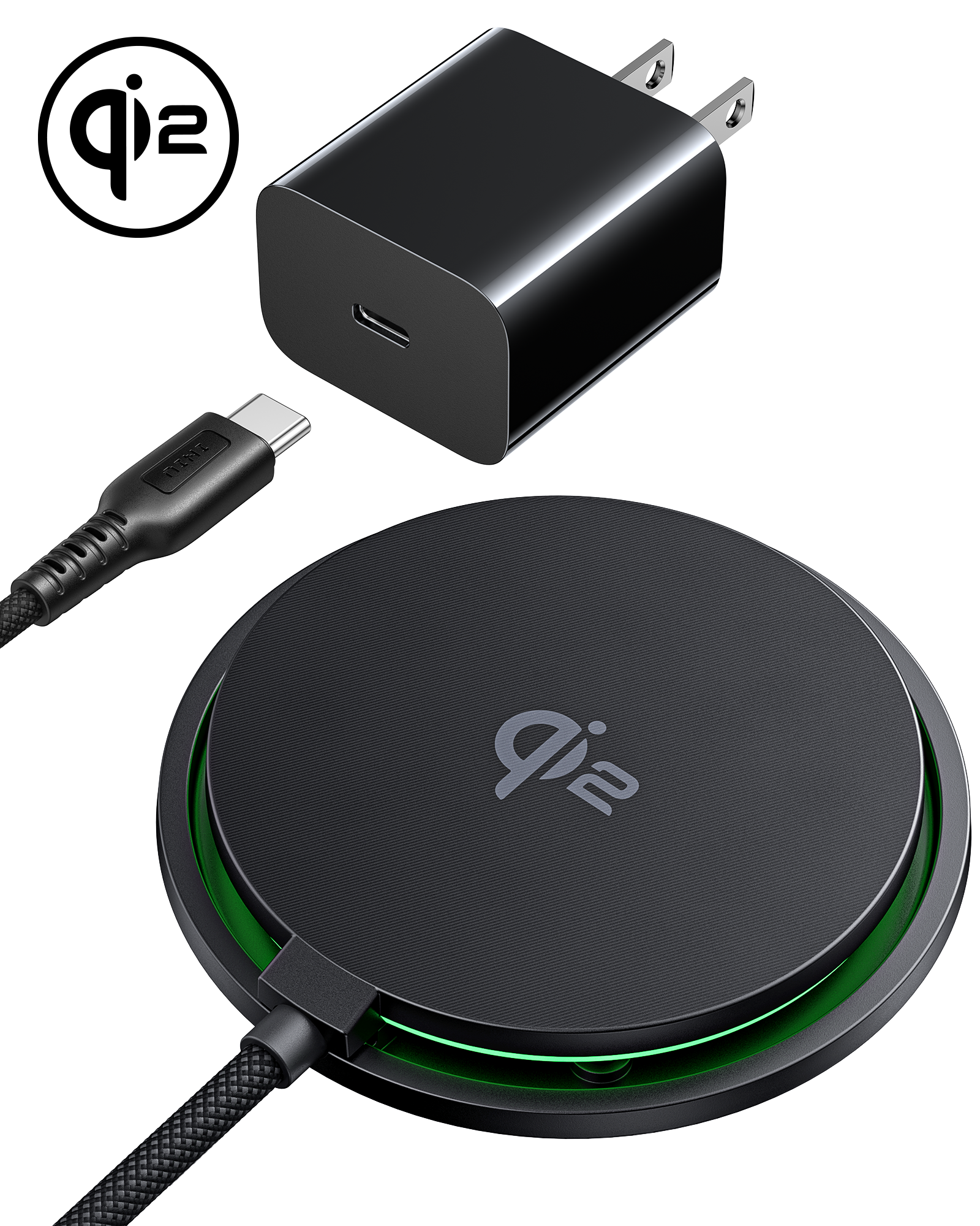 iniu-snapgo-w11-qi2-15w-magnetic-wireless-charger-with-turbo-cooling-fan-and-led image 2