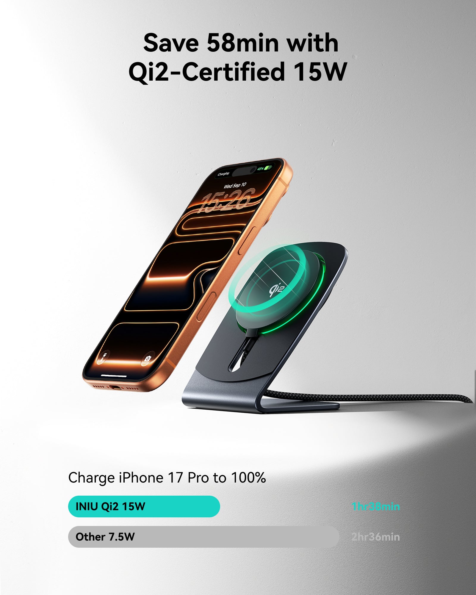 iniu-snapgo-w21-qi2-15w-magnetic-wireless-charger-with-detachable-desktop-stand image 3