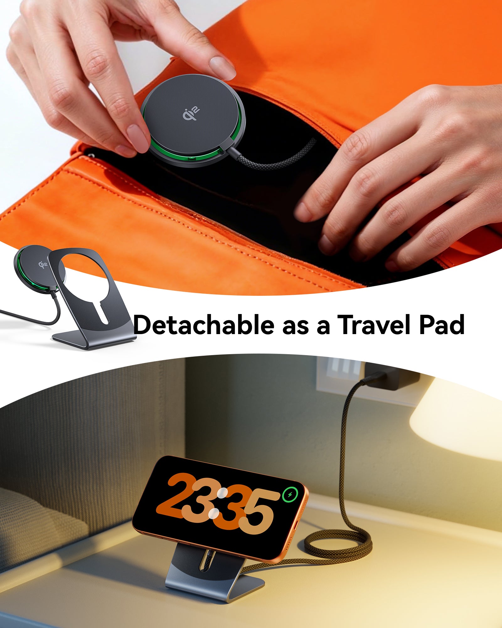 iniu-snapgo-w21-qi2-15w-magnetic-wireless-charger-with-detachable-desktop-stand image 4