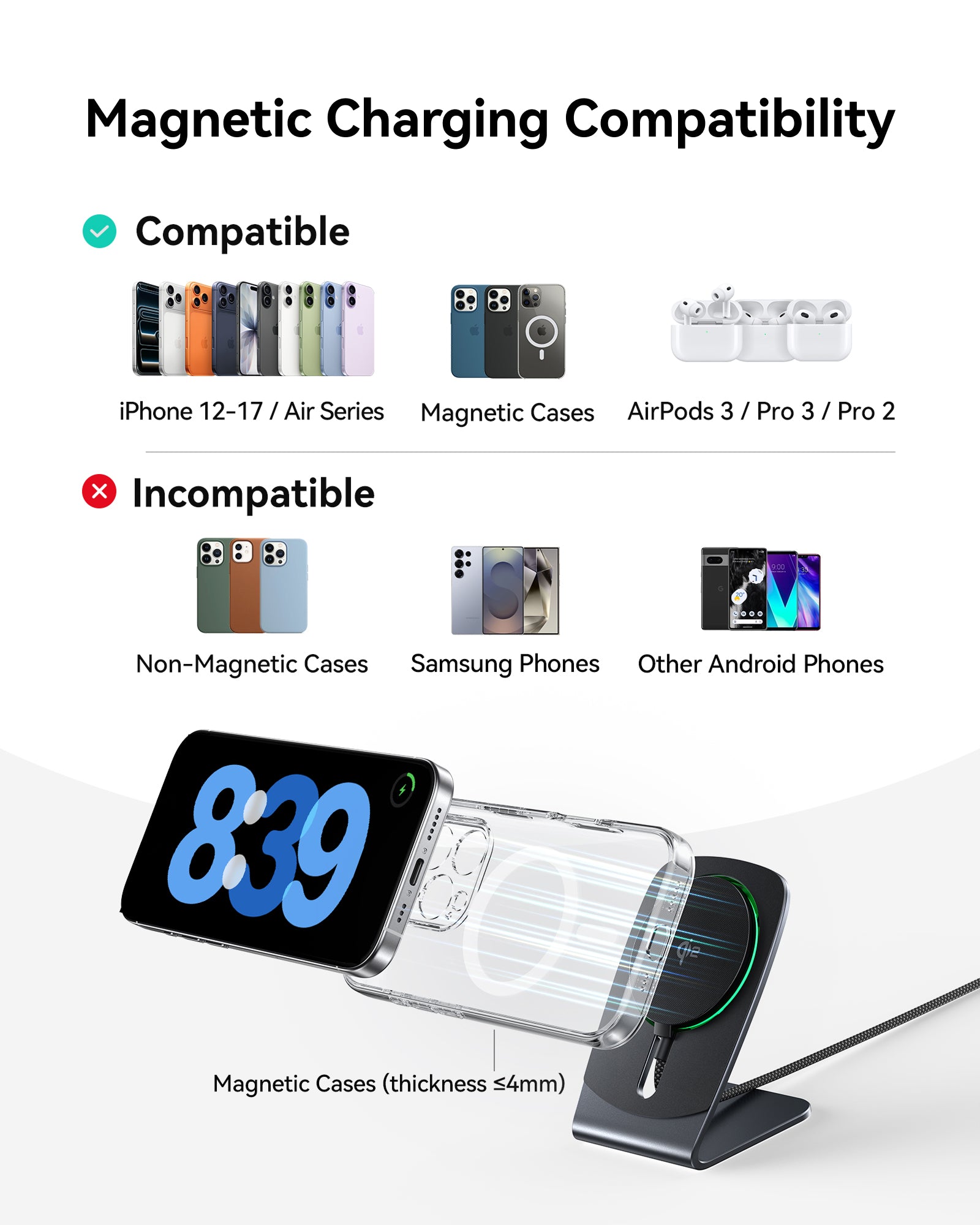 iniu-snapgo-w21-qi2-15w-magnetic-wireless-charger-with-detachable-desktop-stand image 7