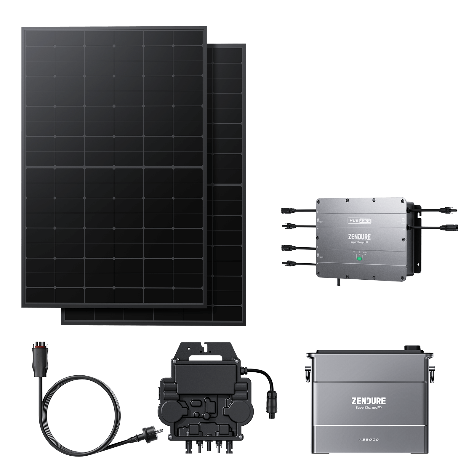 zendure-solarflow-hub-2000-balcony-power-plant-starter-kit-with-battery-and-pv-o image 4