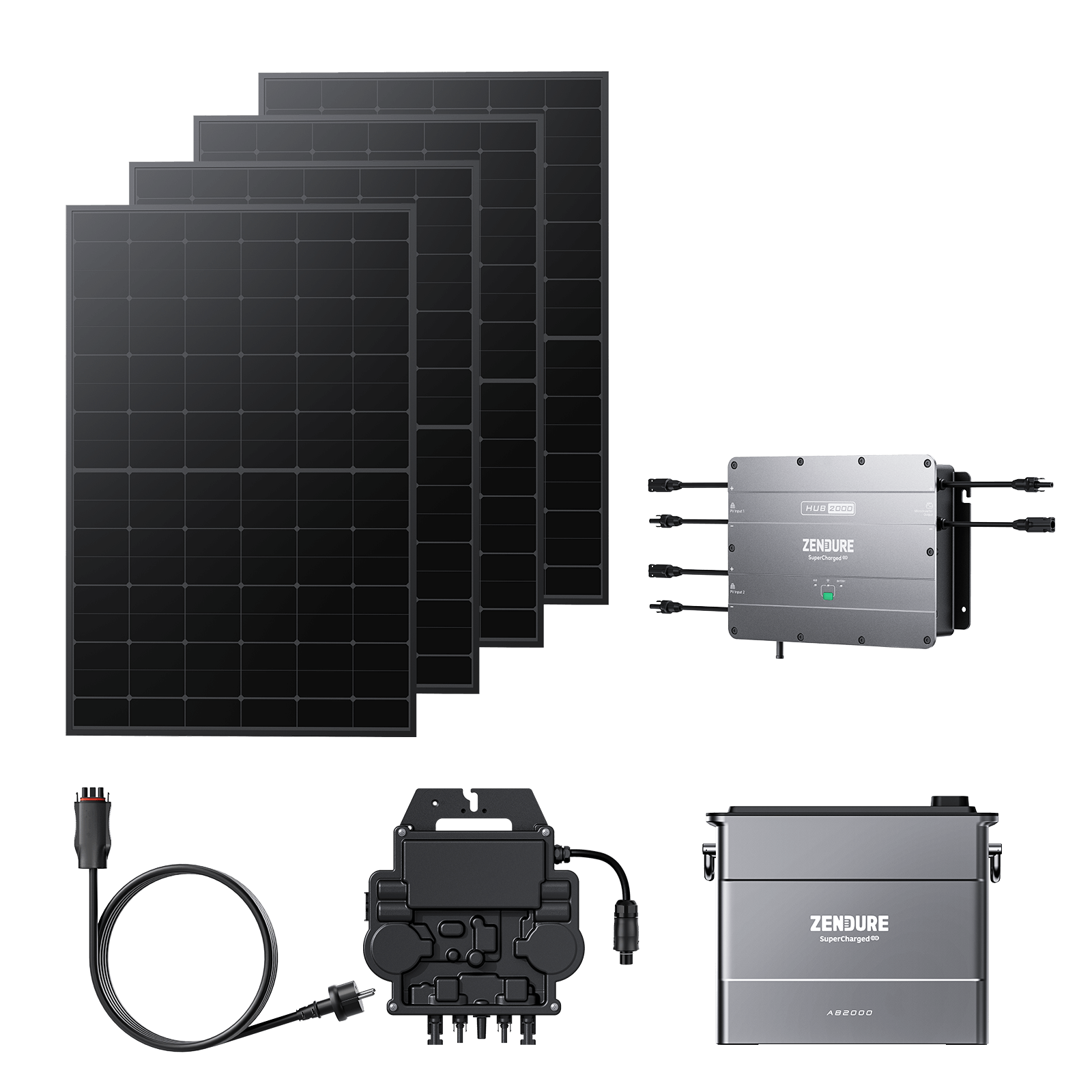 zendure-solarflow-hub-2000-balcony-power-plant-starter-kit-with-battery-and-pv-o image 5
