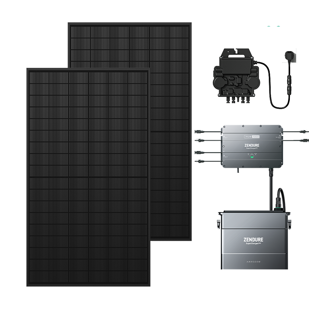 zendure-solarflow-hub-2000-balcony-power-plant-starter-kit-with-battery-and-pv-o image 1
